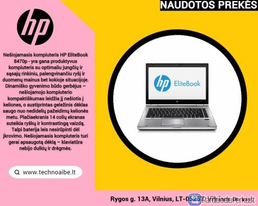 Hp Elitebook 8470p, Intel Core i7, SSD, 8gb RAM