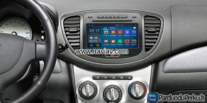 Hyundai i10 Android 4.4 Car Radio WIFI 3G DVD TV
