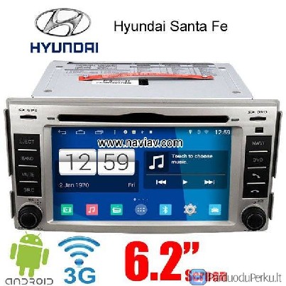 Hyundai Santa FE Android 4.4 Car Radio WIFI 3G 4G