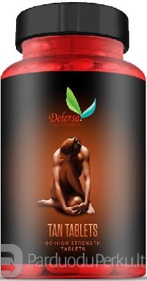 Įdegio ir kūno dailinimo kapsulės Delersa
