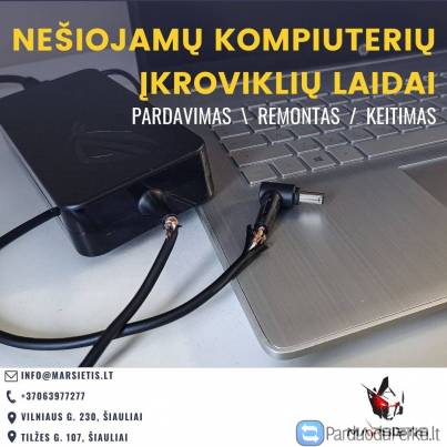 Įkroviklių (pakrovėjų) taisymas – keitimas naujais