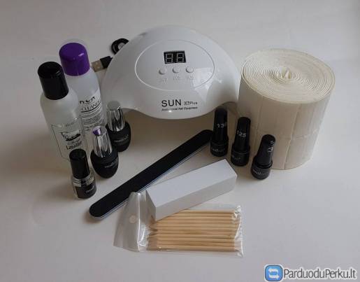 Ilgalaikio gelinio lakavimo rinkinys su 48w Led lempa