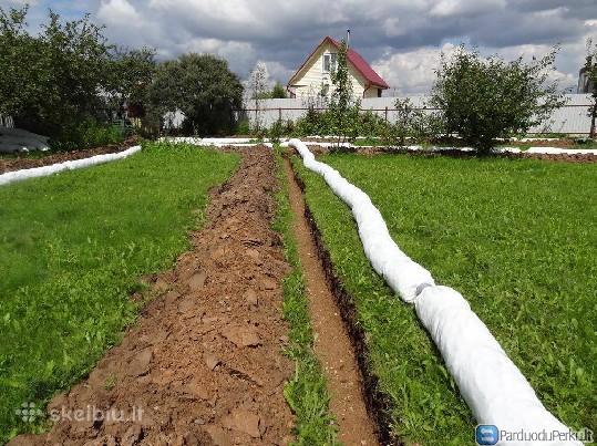 Готовая дренажная система!