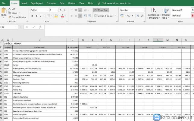 Individualūs mokymai: buhalterinė apskaita, įm.finansinė analizė
