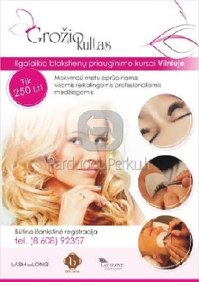 Intensyvūs blakstienų priauginimo kursai