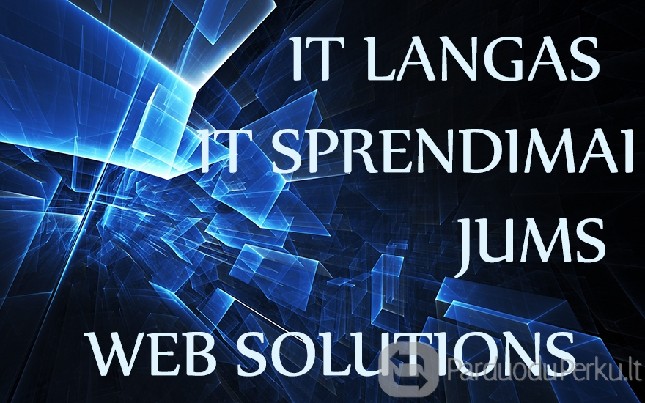 Internetinių svetainių, el. parduotuvių kūrimas