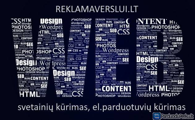 Internetinių svetainių kūrimas. web sprendimai