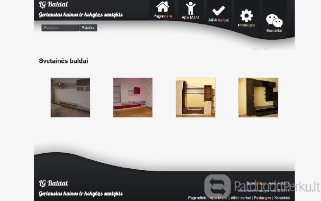 Interneto svetainių, el. parduotuvių kūrimas už priimtina ka