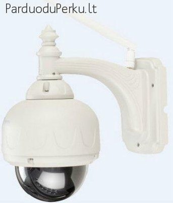 IP kamera. Internetinė lauko/vidaus kamera, vaizdą transliuo