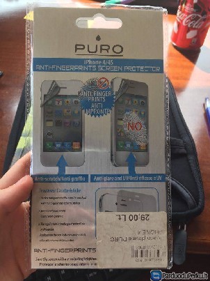 Iphone 4 ir iphone 4s apsauginė plėvelė