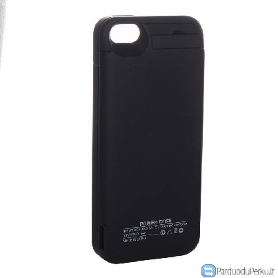 iPhone 5, 5S, 5C papildoma baterija (galinis dangtelis) 4200