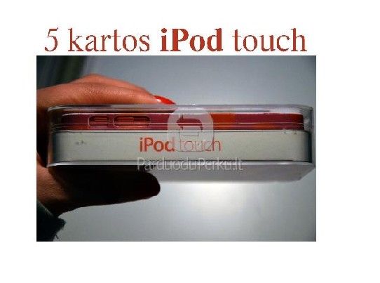 iPod touch 5 kartos, rožinis