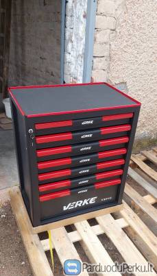 Įrankių vežimėlis 7 stalčių