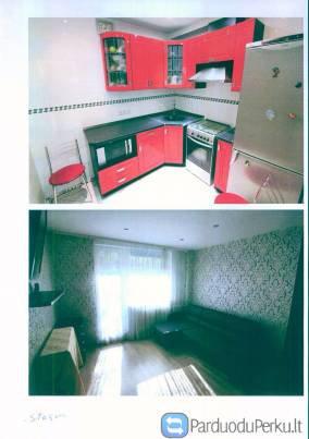 įrengtas erdvus 2 kambarių Vilniuje