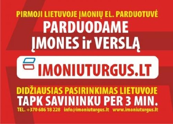 Įsigykite įmonę vienu mygtuko paspaudimu !