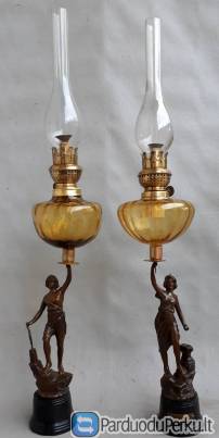 Įspūdingos antik.2 Žibal.lempos,veikiančios