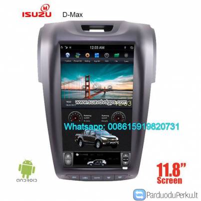 Isuzu D-max vertical Android car player