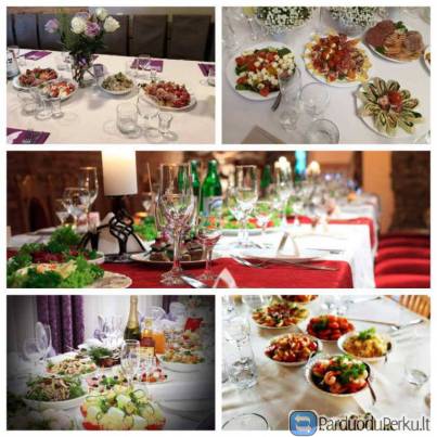 Išvažiuojamosios šventės. banketai, furšetai, vestuvės, gimtadieniai