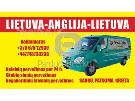 IŠVYKIMAS iš LIETUVOS  PENKTADIENIAIS - IŠVYKIMAS IŠ ANGLIJO