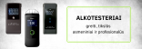 Įvairūs alkotesteriai