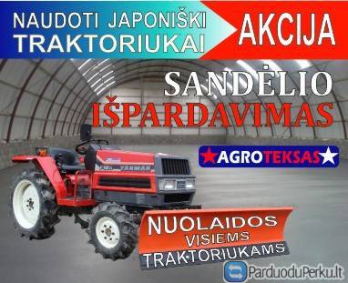 Japoniški mini traktoriai | AGROTEKSAS.LT
