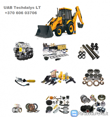 JCB 3CX, 4CX atsarginės dalys