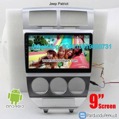 Jeep Patriot Car audio radio android GPS navigation camera