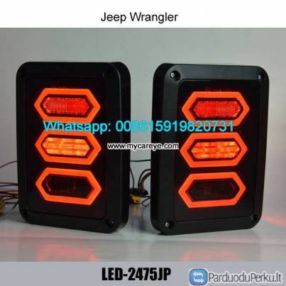 Jeep wrangler LED Rear Bumper Tail Reversing Lights Parking Brake Lights