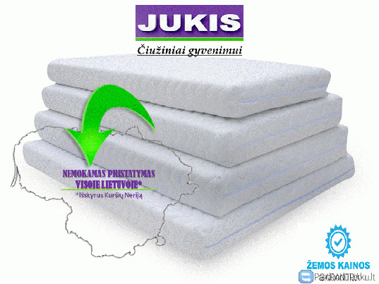 Jukis - čiužiniai gamintojo kainomis