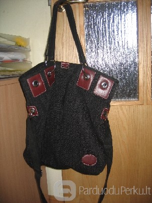 Juoda moteriška rankinė