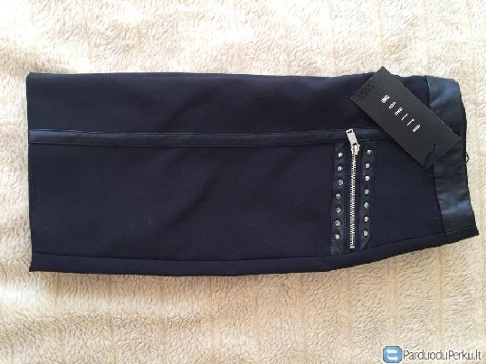 juodas Mohito sijonas