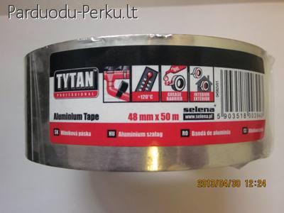 Juosta aliuminio skirta apsaugai, remonto darbams ir pritvir