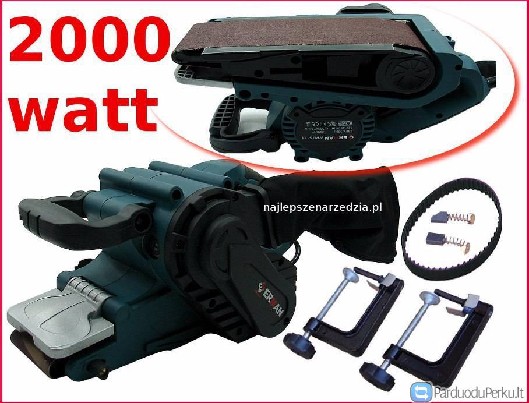 Juostinis šlifuoklis Erman 2000w.