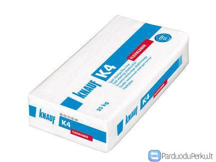 K-4 Knauf klijai 10.80 € / 25 kg