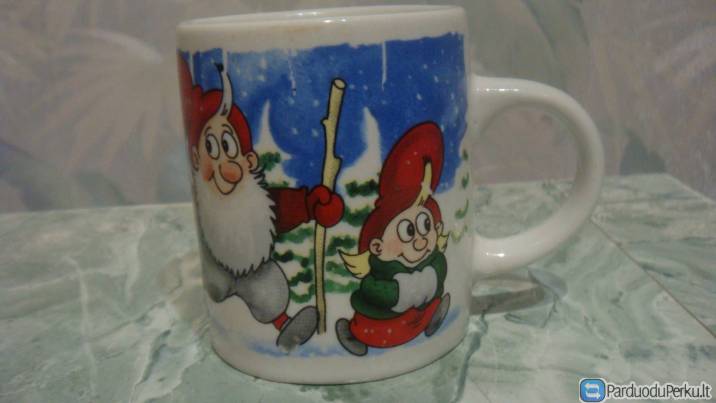 Kalėdinis puodelis.