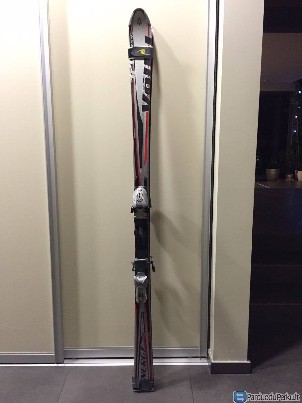 kalnų slidės Voelkl Energy su apkaustais