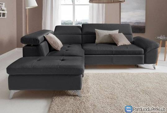 Kampas "PEARCY XL" vokiškas natūrali oda