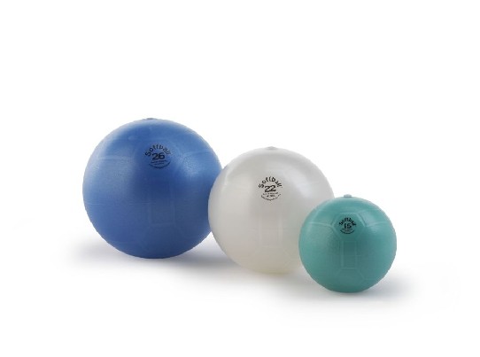 Kamuolys mankštai "Soffball" Ø26cm. Mėlynas