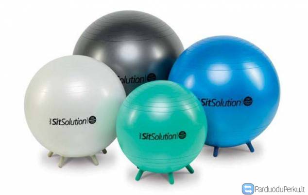 Kamuolys sėdėjimui ir mankštai "Sitsolution Maxafe" Ø75cm. Švelnaus matinio paviršiaus.