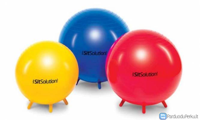 Kamuolys sėdėjimui ir mankštai "Sitsolution Standart" Ø55cm. Blizgaus paviršiaus.