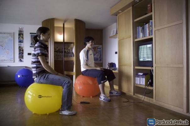 Kamuolys sėdėjimui ir mankštai "Sitsolution Standart" Ø75cm. Blizgaus paviršiaus.