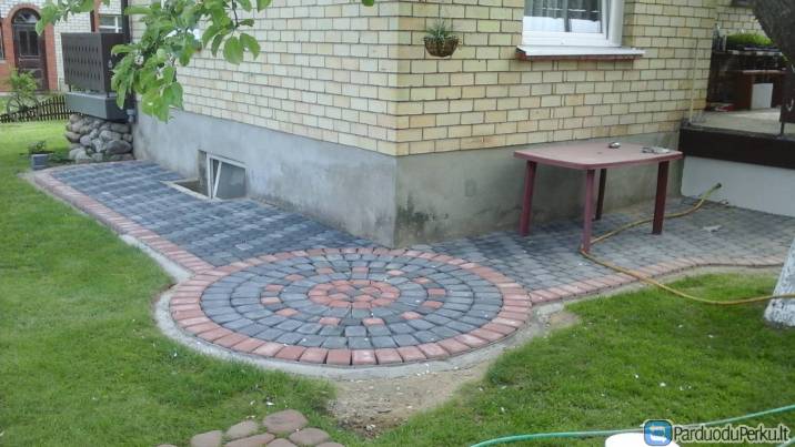 Kapiniu tvarkymas, trinkeliu klojimas Pasvalio ir panevezio raj