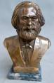 Karl Marx Bronzinis Biustas Statula Skulptūra
