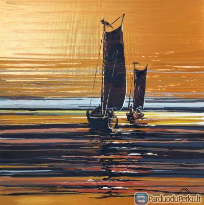 "Karšta vasaros popietė Kuršių mariose"