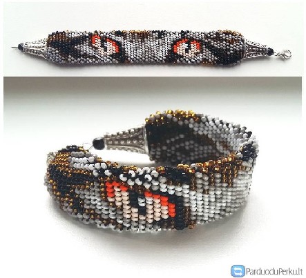 Plati apyrankė "Katės akys"