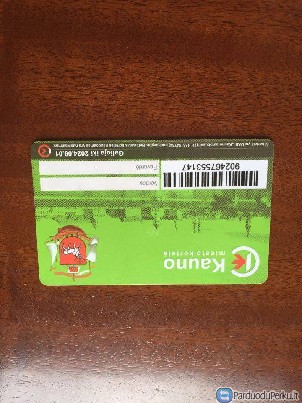 Kauno miesto nuolatinis bilietas