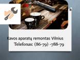 Kavos aparatu remontas Vilnius