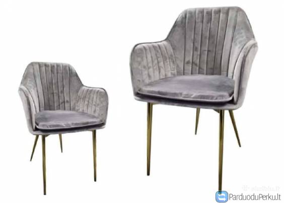 Kėdės "Levon" / veliūriniai krėsliukai