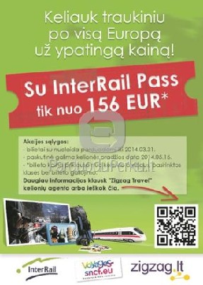 Keliauk traukiniu po visą Europą už ypatingą kainą!
