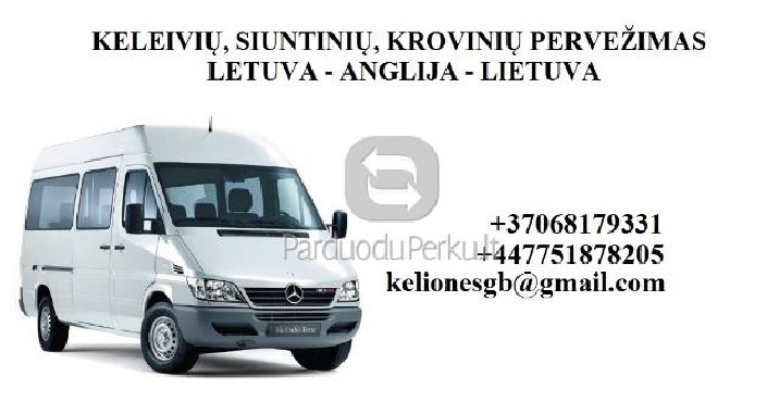 Kelionės: LIETUVA - ANGLIJA - LIETUVA